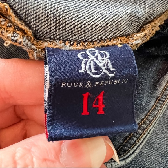 Rock & Republic Denim Rx Fever Stretch Jean Legging | 14L | Social Hour | PullOn - Picture 5 of 12